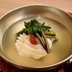 馬車道 大かわ - アイナメと蓬真丈