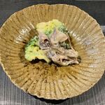 圭蔵 - ホタルイカとブロッコリーの味噌和え