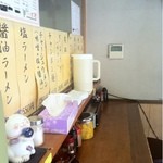 みそラーメンさつき - 2013.2.10　カウンターのみの店内