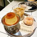 Donut and Meatball KEOkeo - プリン（550円）
            ラテ（550円）