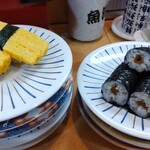 魚河岸寿司 - かんぴょう巻　たまご