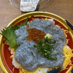 富山湾食堂 - 生シラス丼