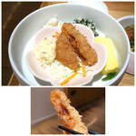chano-ma - ◆エビカツと具たくさんタルタルソース・・タルタルソースはタップリですが、こちらもメインがサミシイ。