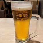 すし 三陸前 - 一番搾り(生ビール)748円