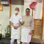 勢麟 - 兄と慕う師匠と弟子のツーショット