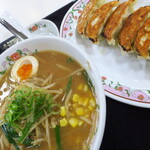 餃子の王将 - 味噌ラーメン＆餃子