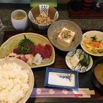 Koshiji - 刺身定食＋冷奴とおから