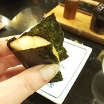 地魚料理・鮨 佐々木 - ホタテの磯辺巻