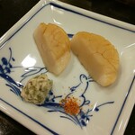 地魚料理・鮨 佐々木 - ホタテの磯辺巻
