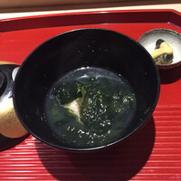 お料理 佐藤 - お吸い物。