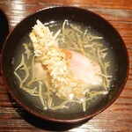 鈴田式 - 徳島の白甘鯛と秋田の蓴菜