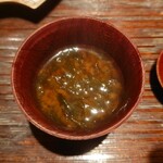 鈴田式 - 海苔の赤出汁