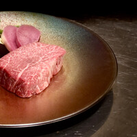 名駅 鉄板焼き 森本Ｘ Premium - ランチコース 黒毛和牛ヒレに変更