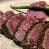 名駅 鉄板焼き 森本Ｘ Premium - ランチコース 黒毛和牛ヒレに変更