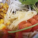 塩そば専門店 桑ばら - 大アサリと黒磯海苔の冷やし和えそば