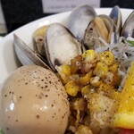 塩そば専門店 桑ばら - 大アサリと黒磯海苔の冷やし和えそば