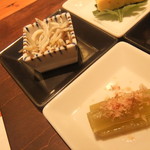 りんどう - しんこ（ポン酢とお出汁）とふき＾＾