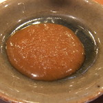 りんどう - お肉のたれ　野菜おろしです。