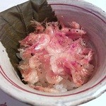 ひろ作 - 桜海老のおこわ