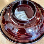 鮒兼 - 肝吸いが出てきたのでまもなく鰻重の登場です