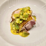 f - 作品8：高原比内地鶏のモモとムネのグリル