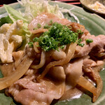 福寿堂 - ボーノポークの生姜焼定食　800円