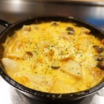 Hiroshimayaki Donki - キノコと海鮮のウニ風味ソース焼き