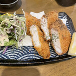 Nantou Shuraku Aonoumi - 魚のフライがいいつまみです。