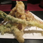 蕎麦切り屋 - 天麩羅アップ