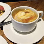 パスタバル MiKiYA's - ステーキランチのスープ