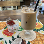 スポーツカフェ ろじうら珈琲店 - アイスカフェオレ