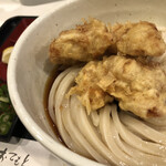 極浄うどん うだま - とり天ぶっかけ