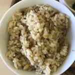 支那そば心麺 - 烏骨鶏スープと名古屋コーチンスープで炊き込んでいるそうです。旨味は濃厚。