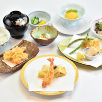 【ランチ限定】「天ぷらコース柊」3,850円（税込)〈全6皿〉天ぷら6種類「かき揚げ」コース