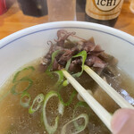 麺哲支店 麺野郎 - たっぷりのホタルイカ♪(創作塩つけ麺)