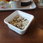 宮良そば - 無料サービスのおから(22-05)