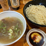 麺哲支店 麺野郎 - 創作塩つけ麺(ホタルイカとアオサ)