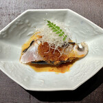 Ji-Cube - いさきと茄子の麻辣ソースがけ