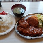 ロータリー - ロータリー定食ライス大650円