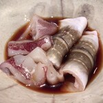 めしの助 - 炭焼き(ひいか、穴子)