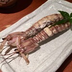 めしの助 - 子持ちしゃこ塩ゆで