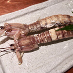 めしの助 - 子持ちしゃこ塩ゆで