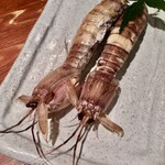 めしの助 - 子持ちしゃこ塩ゆで