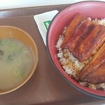 すき家 - 特うな丼+しじみ汁