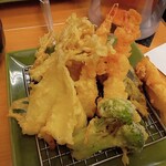 起世 - 天ぷら定食の天ぷら