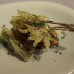 リストランテ・ホンダ - ホタルイカとコシアブラのパスタ