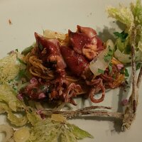 リストランテ・ホンダ - ホタルイカとコシアブラのパスタ