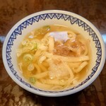 式部の庵 - 五郎丸セットのミニ掛けうどん