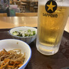 広島袋町食堂 - ドリンク写真:ビール一杯目
少し飲んでしまいました。