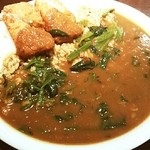 CoCo壱番屋 - 久しぶりにCoCo壱番屋！
            ほうれん草とフィッシュフライカレー
            ごちそうさまでした！
            